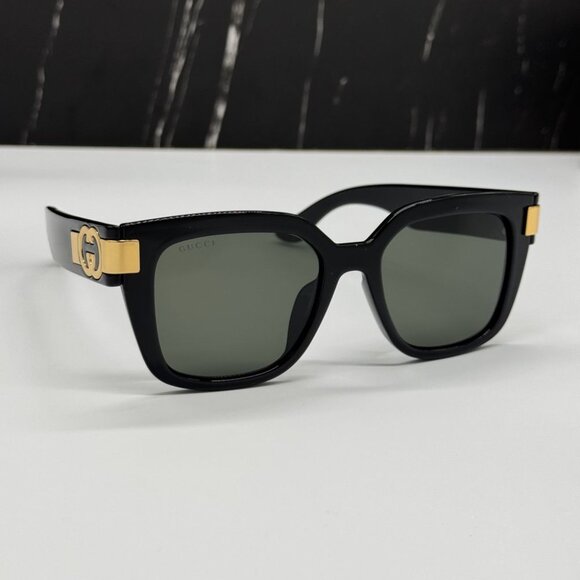 NEW GG1690SK 001 GUCCI SUNGLASSES SHINY BLACK WOMEN EYEWEAR GUCCI - Picture 7 of 15